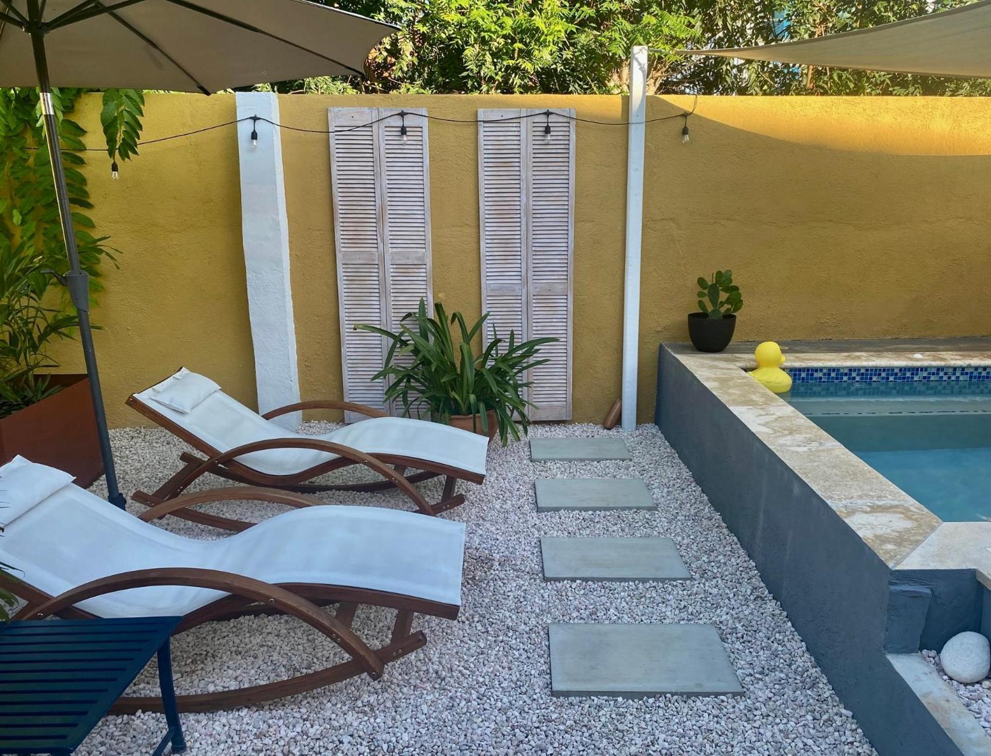 Historic Building The Palm Backyard Studio-Apartment Willemstad, Curacao Feel Home Away From Home Dış mekan fotoğraf
